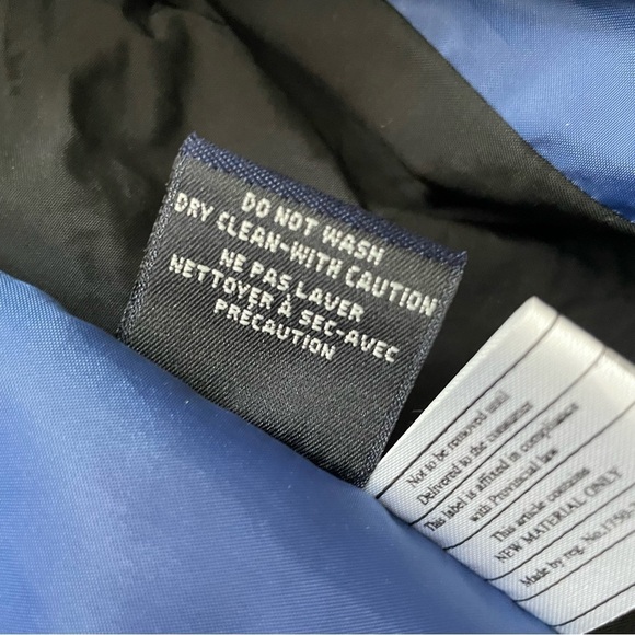 Vintage Boeing 777 Duck Down & Feather Blue Puffer Vest by Togo Men’s XL - Picture 4 of 11